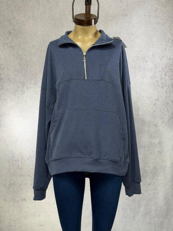Producto - BUZO ARIANA AZUL MICROPOLAR CIERRE