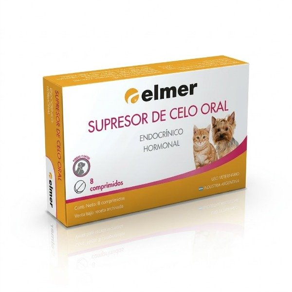 Producto - Elmer Supresor de Celo x 8 Comprimidos
