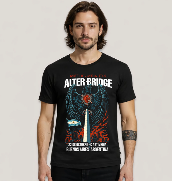 Producto - Remera Alter Bridge Argentina 2026
