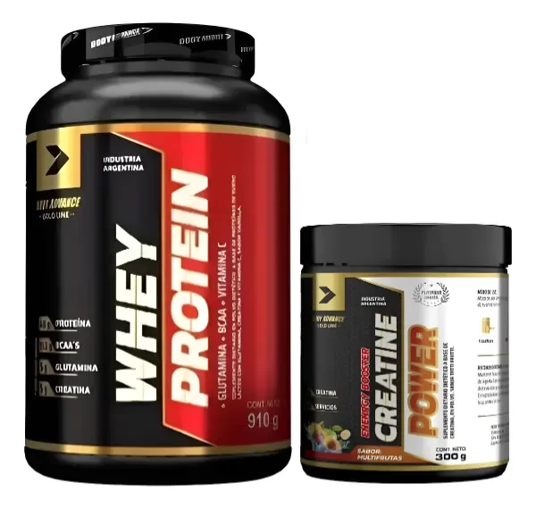 Producto - Combo Proteina  910gr + Creatina Multifruta 300g Body