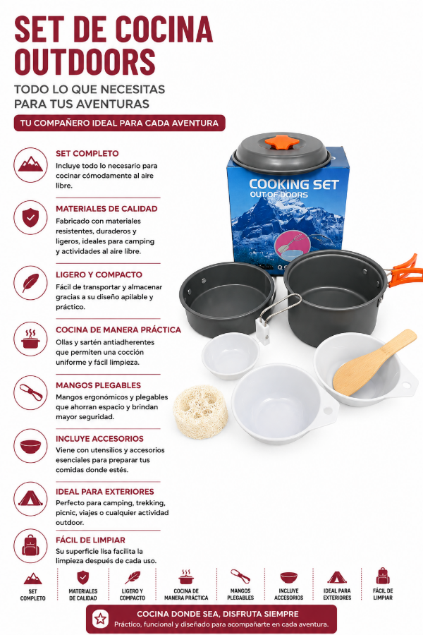 Producto - Kit cocina camping n2