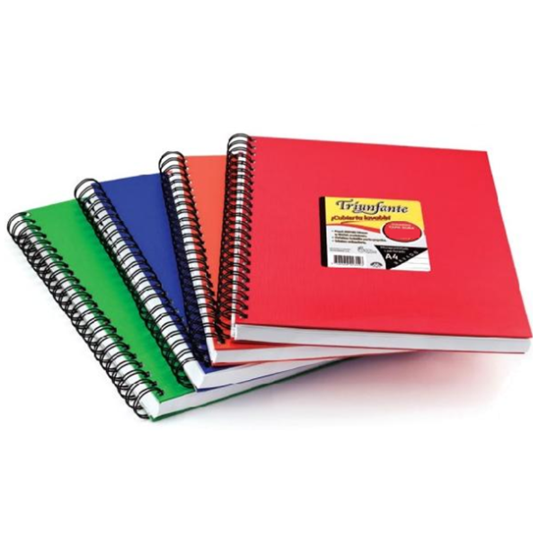 Producto - Triunfante - Cuaderno (ABC) - C/Espiral Colores - Rayado