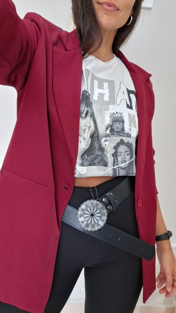 Producto - Blazer CINEMA bordó