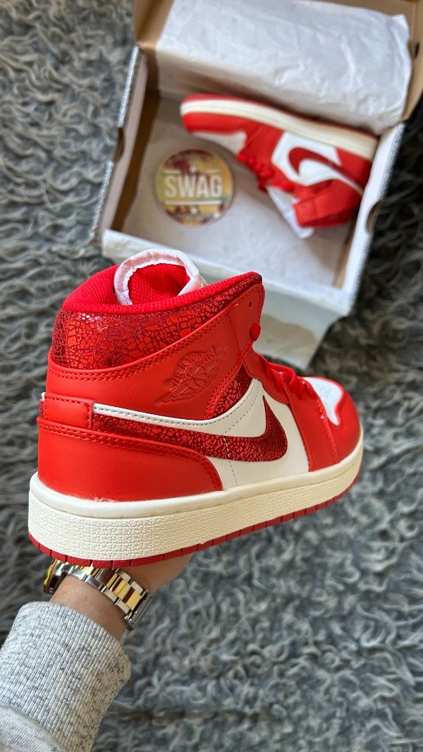 Producto - JORDAN RETRO 1 RED CRACKED LEATHER - 2