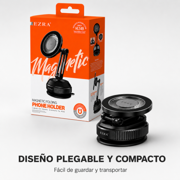 Producto - Soporte Magnético Universa Para Celular o Auto Plegable Premium HL149. - 2