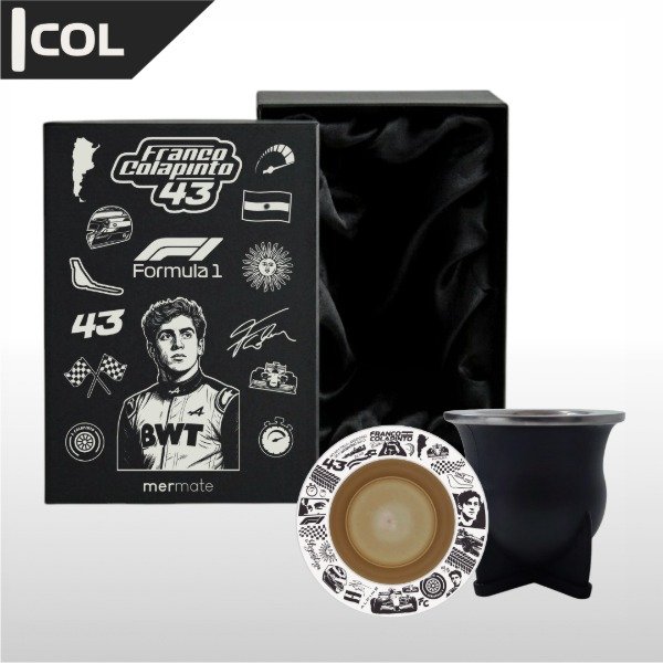 Producto - BOX MATE CON BOMBILLA Y CAJA DE PRESENTACIÓN EXCLUSIVO F1 FRANCO COLAPINTO - 0