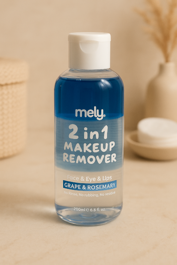 Producto - Agua Micelar bifásica Mely con Uva y Romero