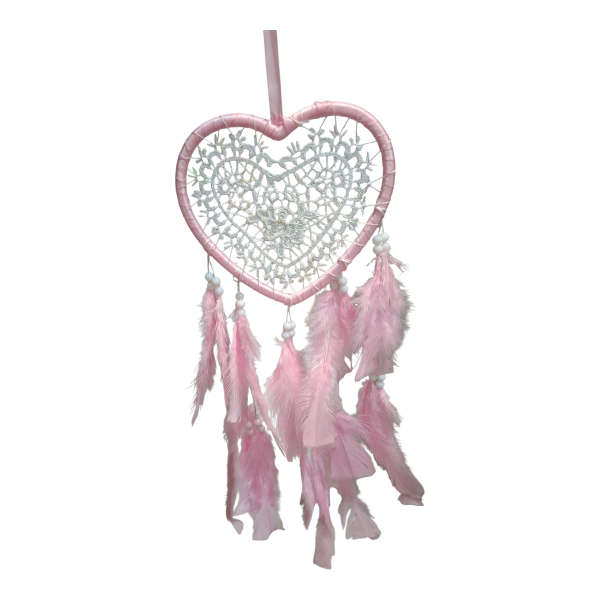 Producto - ATRAPASUEÑO CORAZON ROSA