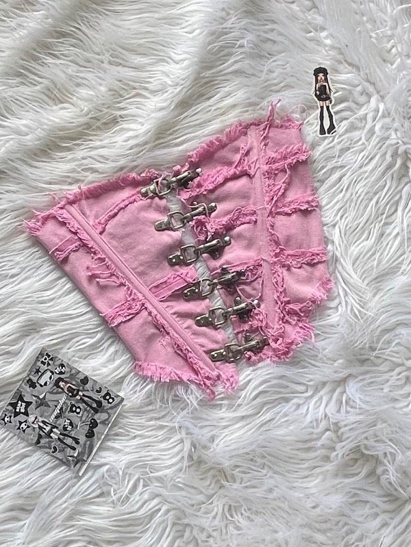Producto - Denim Corset - Pink Friday