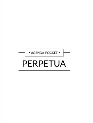 Producto - AGENDA  SEMANA A LA VISTA - MINIMALISTA  A6 PERPETUA