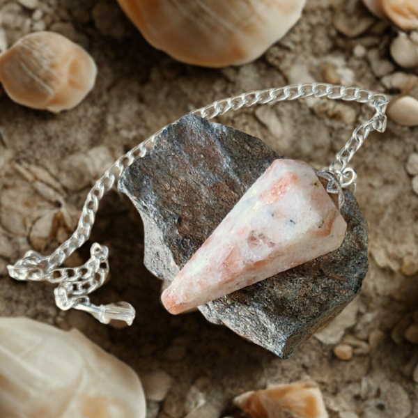 Producto - Péndulo de Piedra Natural Piedra del Sol