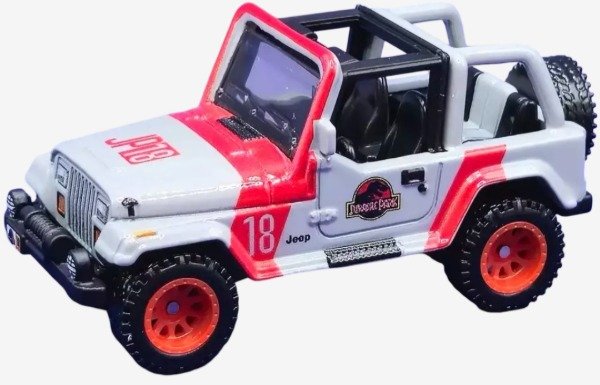 Producto - Jeep Wrangler Sahara 1992 Hot Wheels Premium Jurassic Park