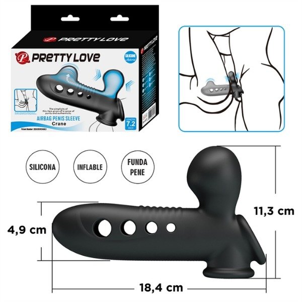 Producto - FUNDA PARA PENE  PATENTE ESTIMULACIÓN DE GLANDE Y CONTROL DE EYACULACIÓN