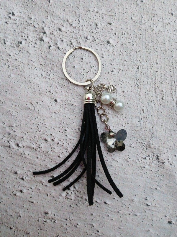 Producto - Llavero mariposita negro