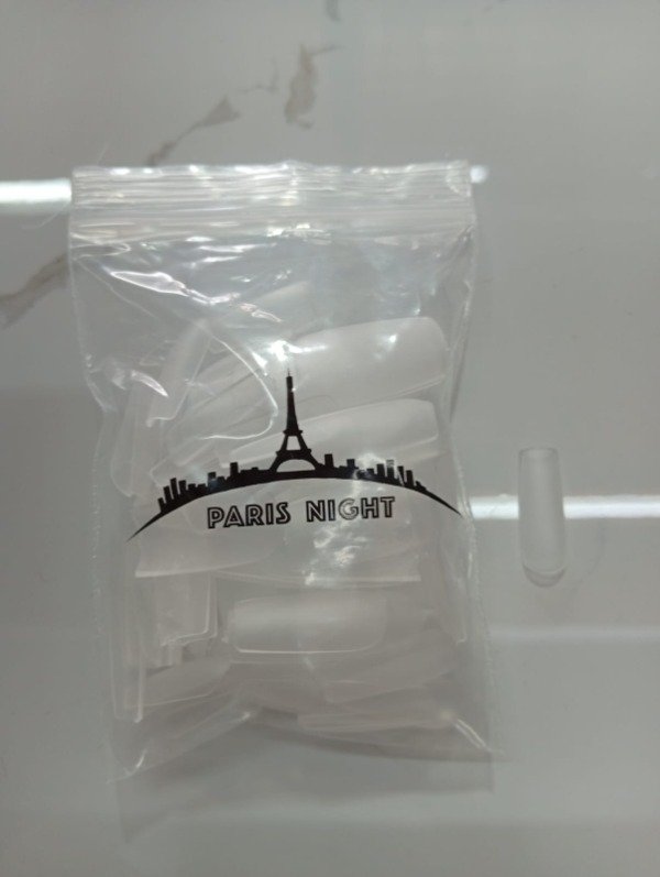 Producto - TIPS SOFT GEL PARIS NIGHT CUADRADA 100unid PRELIMADAS