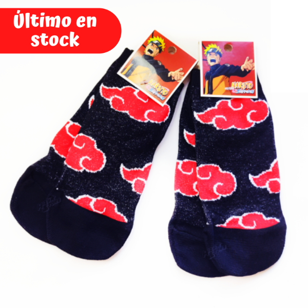 Producto - Medias Soquete Akatsuki - Naruto