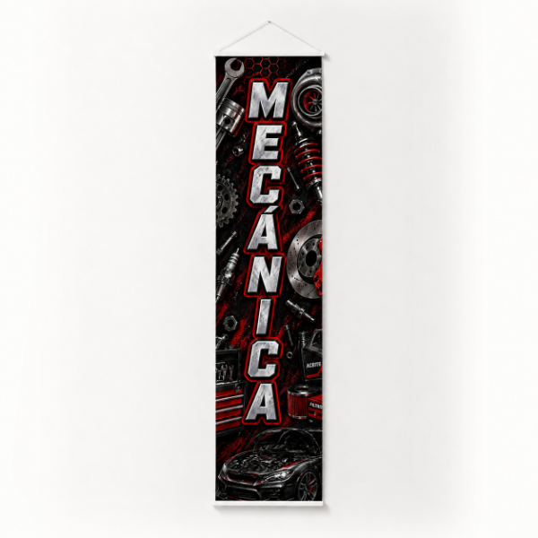 Producto - Lona Banner Mecanica 100x25cm
