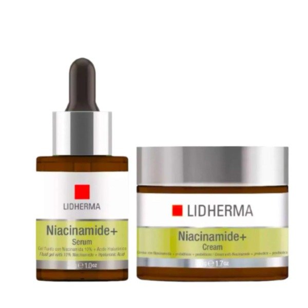 Producto - Kit X2 Niacinamide+ Crema Y Serum Pieles Mixtas Lidherma
