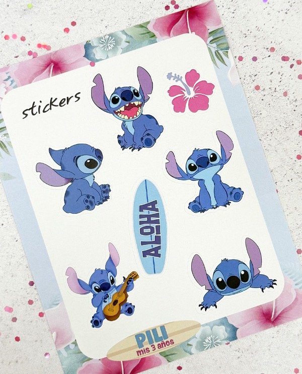 Producto - Plancha grande de stickers