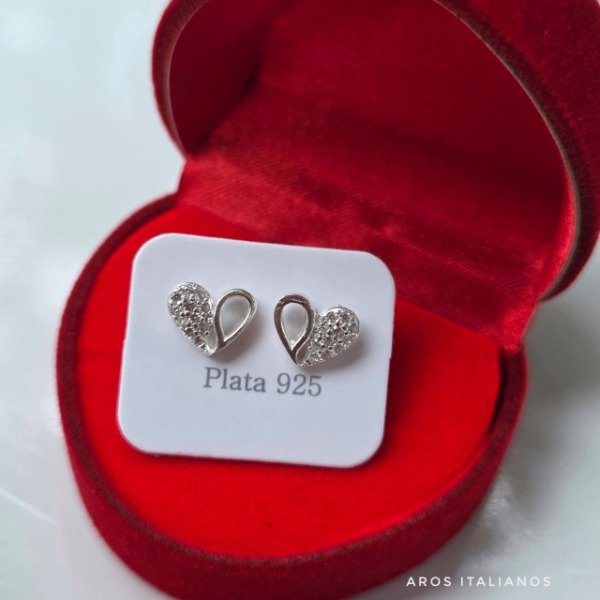 Producto - Aros pasantes italianos corazón