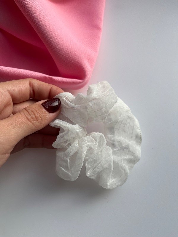 Producto - Scrunchie Blanco
