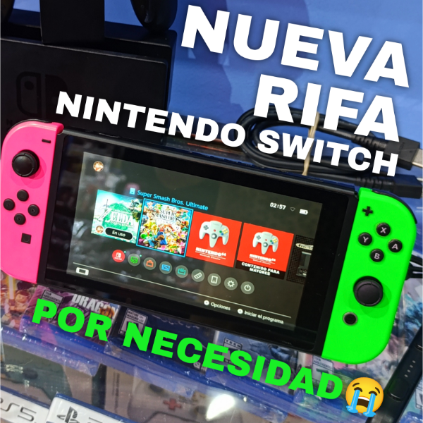 Producto - Rifa Nintendo Switch Batería extendida