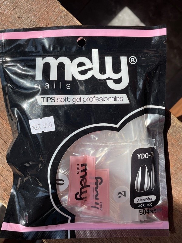 Producto - Tips para Soft gel Mely ALMENDRA 504