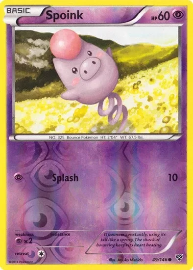 Producto - Spoink - 49/146 - XY Base - Reverse Holo