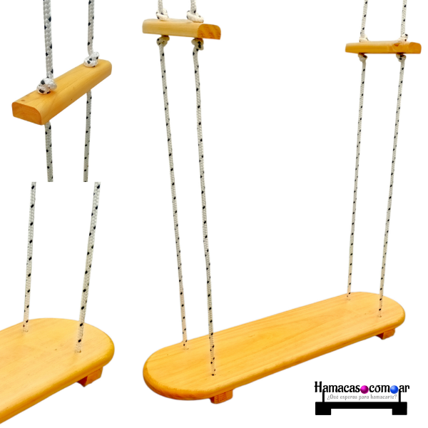 Producto - Hamaca skate reforzada niños y adultos sogas largas y ganchos ENVIO GRATIS