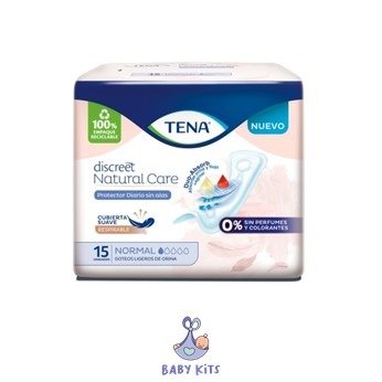 Producto - TENA DISCREET NATURAL CARE PROTEC. S/A X 15U.