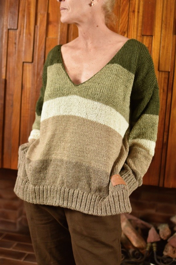 Producto - Sweater Se que No sé -  Verde Seco