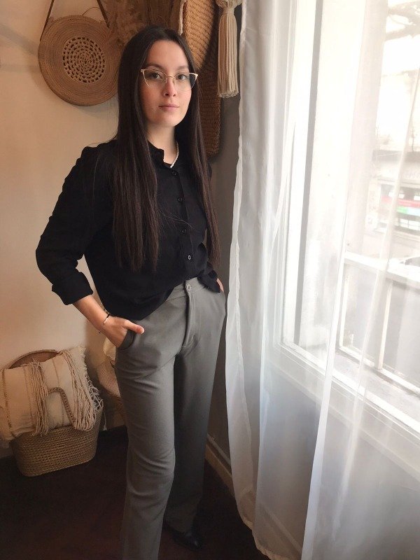 Pantalon Sastrero Dali Gris — imagen 2