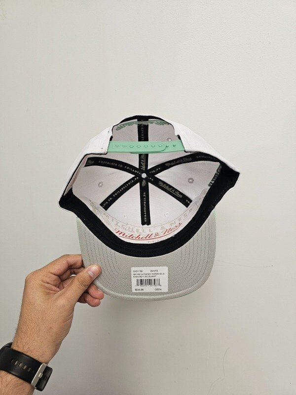 Chicago Bulls Platinum Mint 2023 Mitchell And Ness Snapback — imagen 5