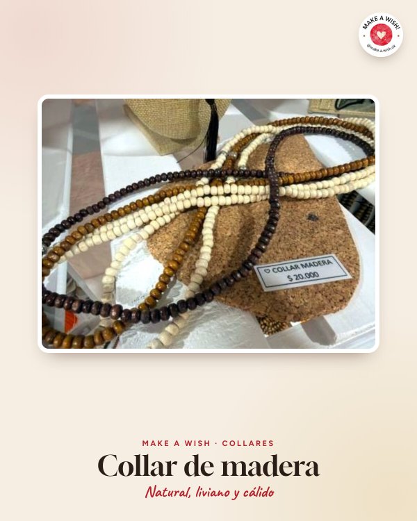 Producto - Collar de madera - 0