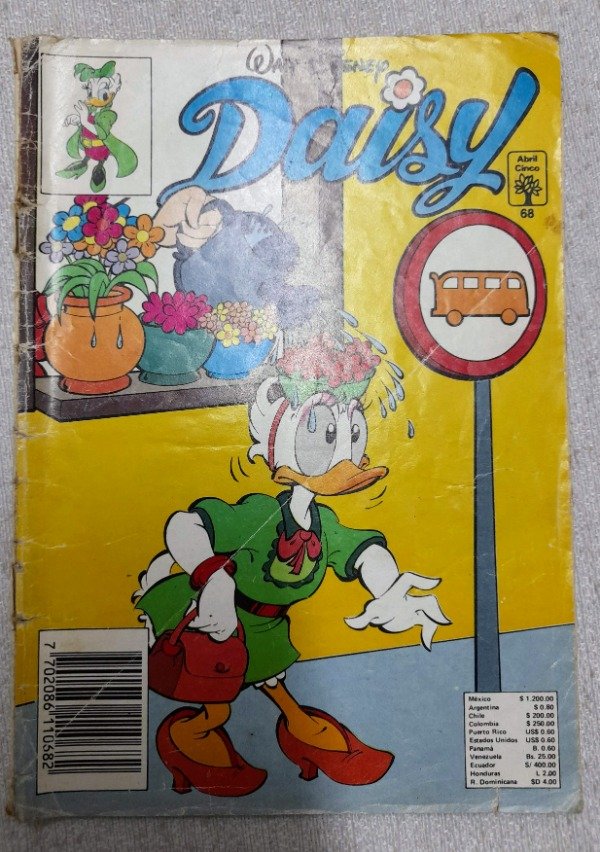 Producto - Revista Daisy #68 - Editorial Abril Cinco Disney - Año 1992