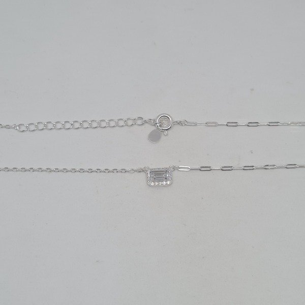 Producto - Collar piedra cuadrada NS0587