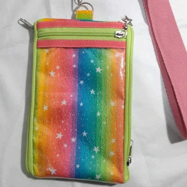 Producto - Porta celular colgante multicolor