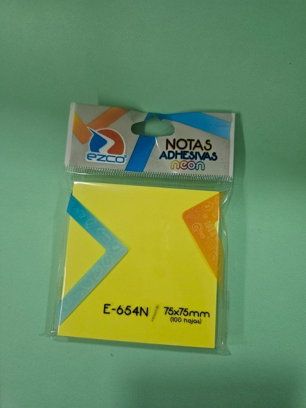 Producto - Notas autoadhesivas 75x75 NEON - 0