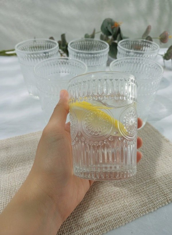 Producto - Set x6 vasos labrados 250ml