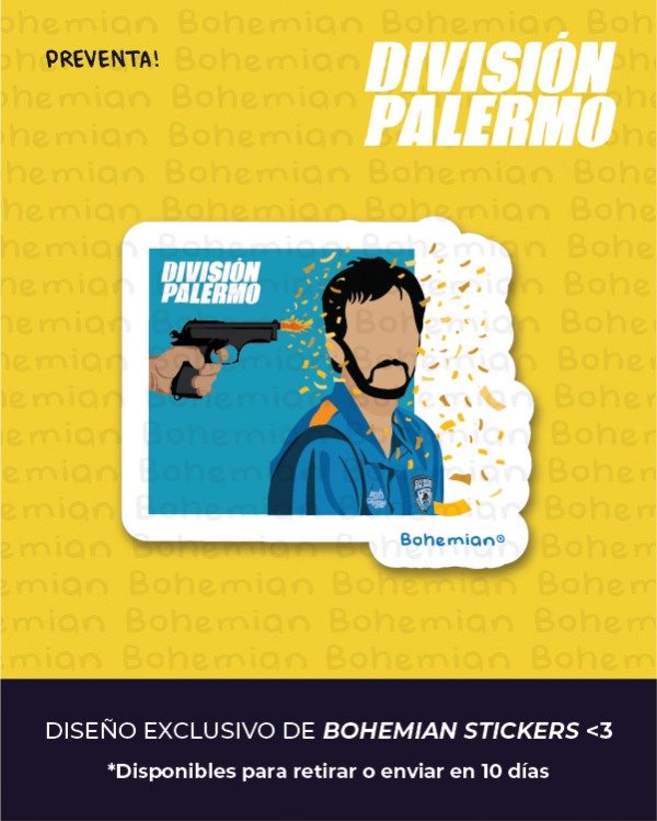 Producto - DIVISION PALERMO - Sticker individual Division Palermo