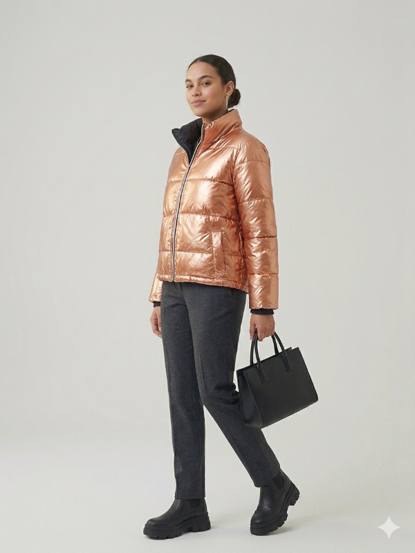 Producto - Campera Puffer Metalizada