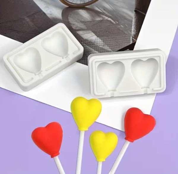 Producto - Molde silicona globito corazón - 0