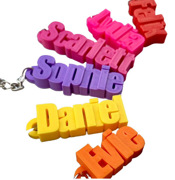 Producto - Llaveros personalizados Con Nombre 27 Unidades