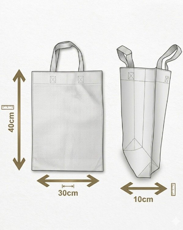 Producto - Pack x10 Bolsas de Friselina Personalizadas (30x40x10)