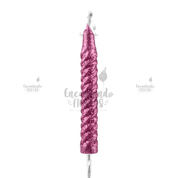 Producto - Vela Torneada Gibré Violeta Cumple