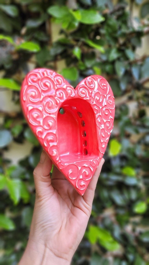 Producto - Luminaria linea Sitara. CORAZÓN rojo - 1