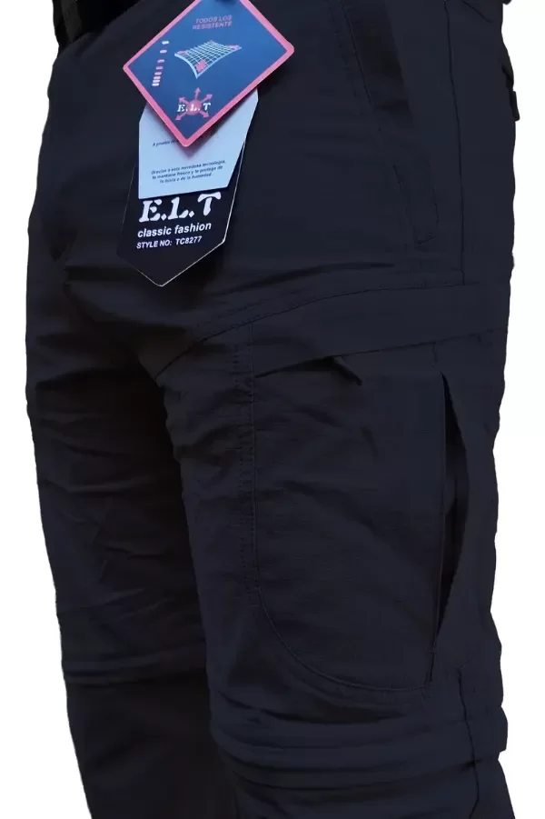 Pantalón desmontable 2 en 1 secado rápido azul — imagen 5