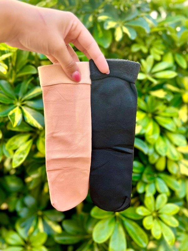 Producto - medias termicas x6 media caña, surtidas en color negro y beigue