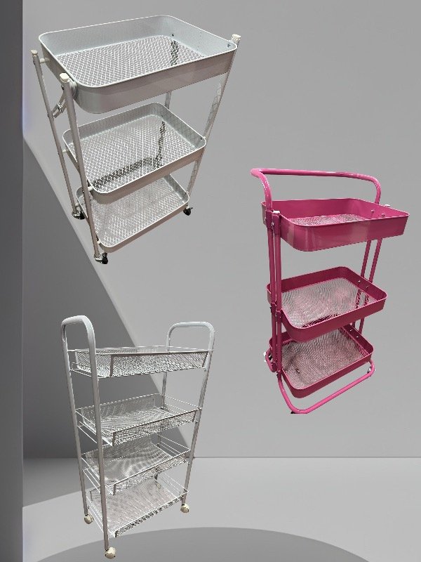 Producto - ORGANIZADOR AYUDANTE DE METAL CON RUEDAS