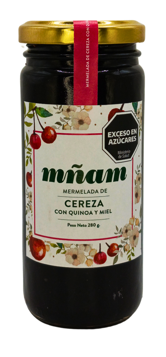 Producto - Mermelada Mñam Cereza con Quinoa y Miel
